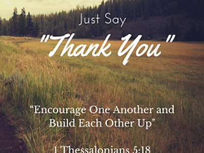 Just Say "Thank You!"