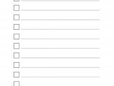 A Student Worker's September TO DO list: