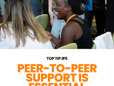Peer-to-peer support is essential