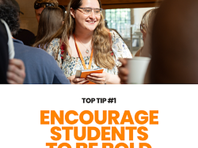 Encourage students to be bold
